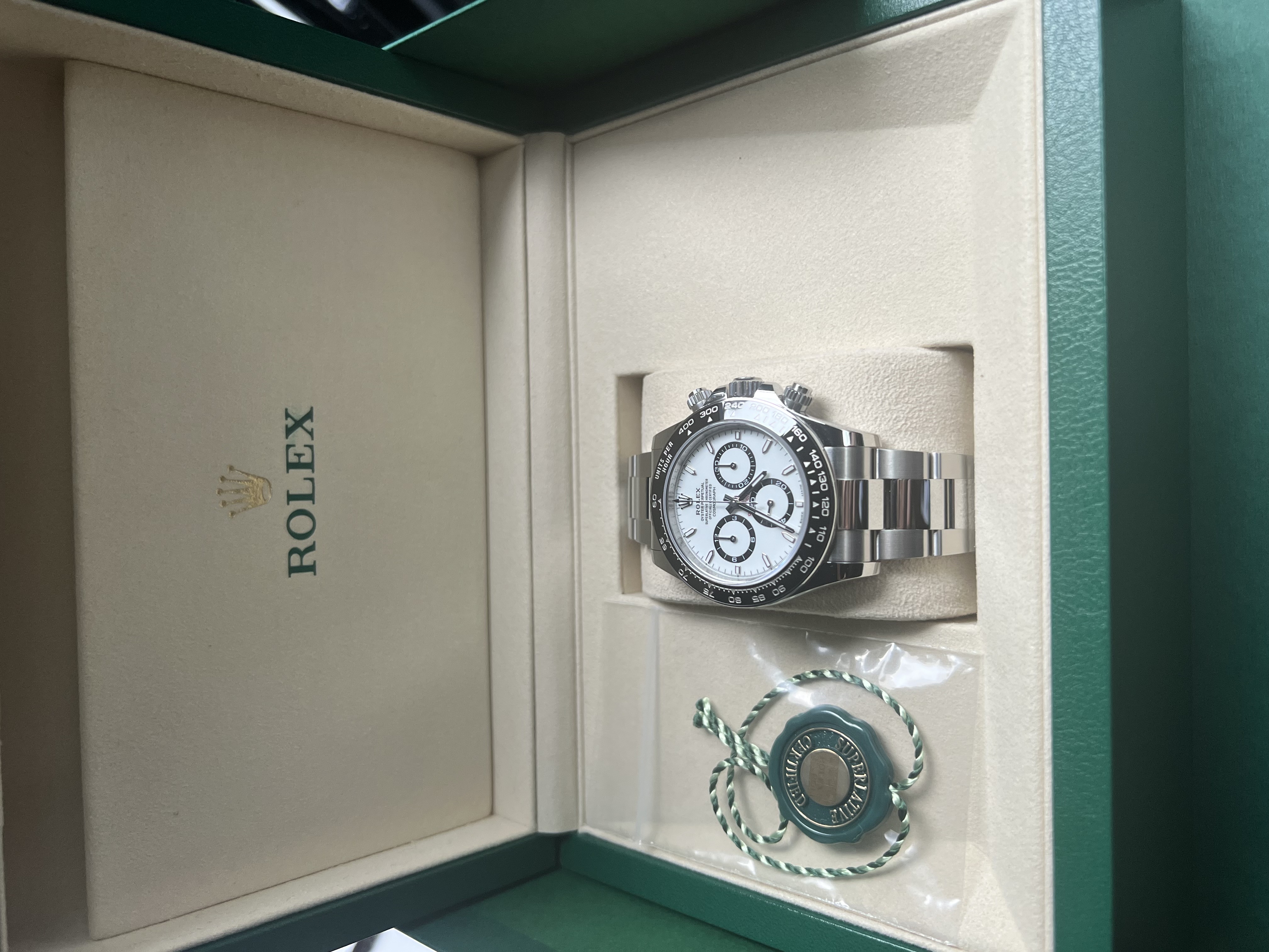 ROLEX 126500LN 白文字盤
