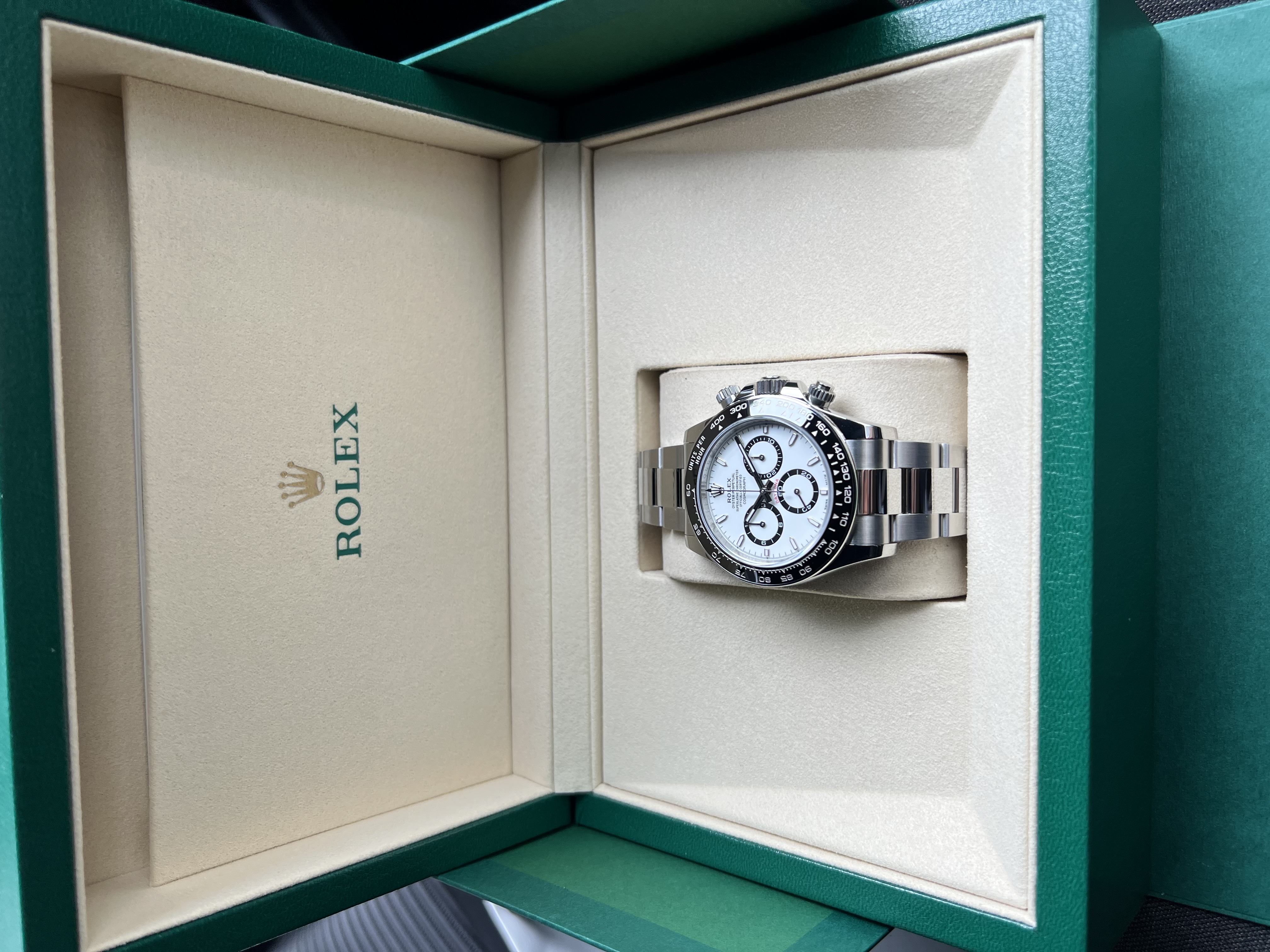 ROLEX 126500LN 白文字盤